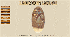 Desktop Screenshot of hamiltoncountysaddleclub.com